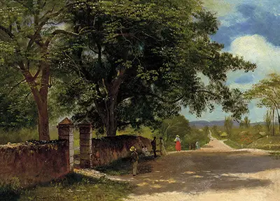 Street in Nassau Albert Bierstadt